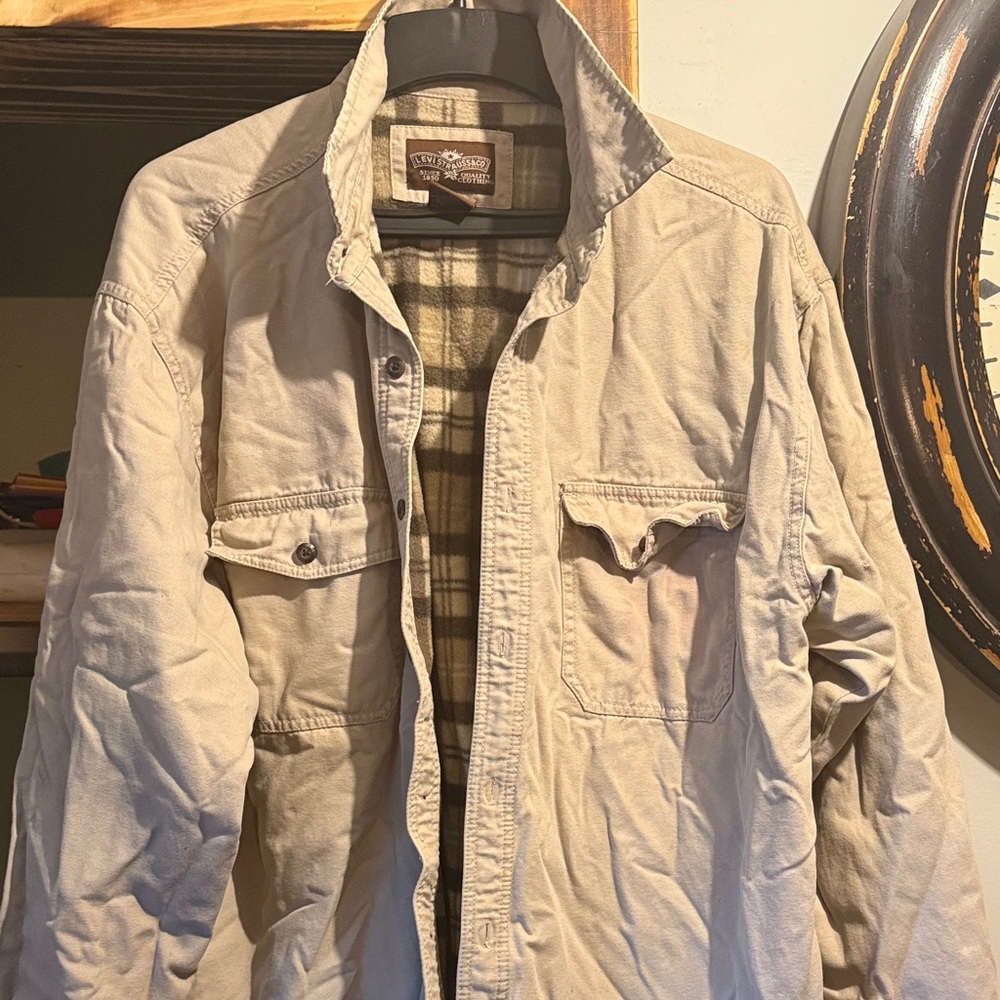 Signature by Levi Strauss Brown and Cream Jacket XL - Picture 3 of 6
